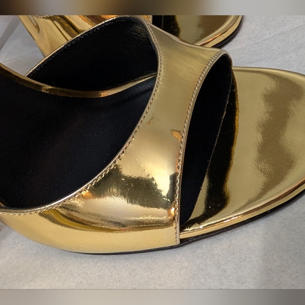 Versace Gold Heels - Picture 9 of 11